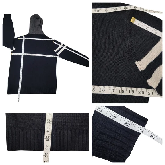 NHL by ILANCO Ottawa Senators Knit Hoodie Black Sens Pullover Sweater Me… - Picture 15 of 16